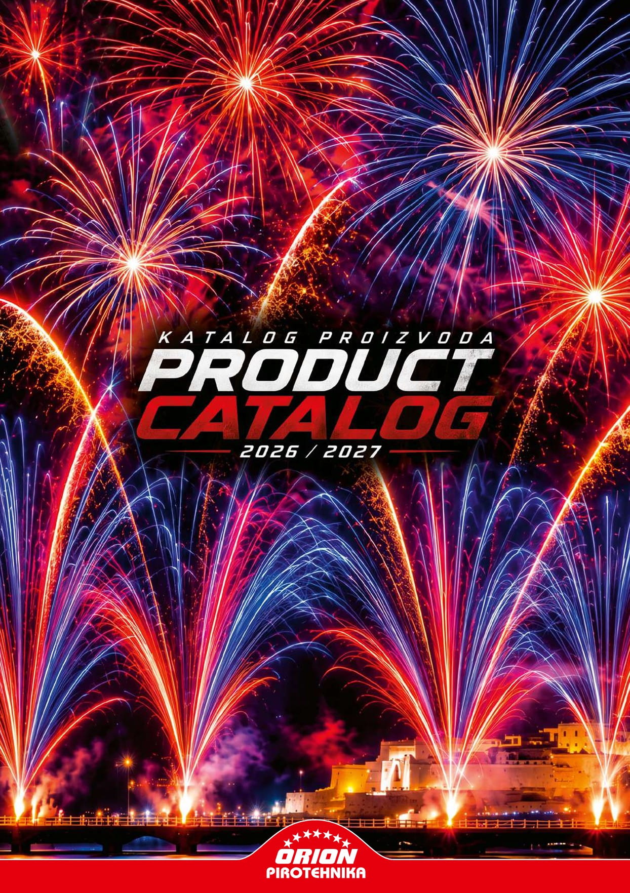 Product catalog of Orion Pyrotechnics